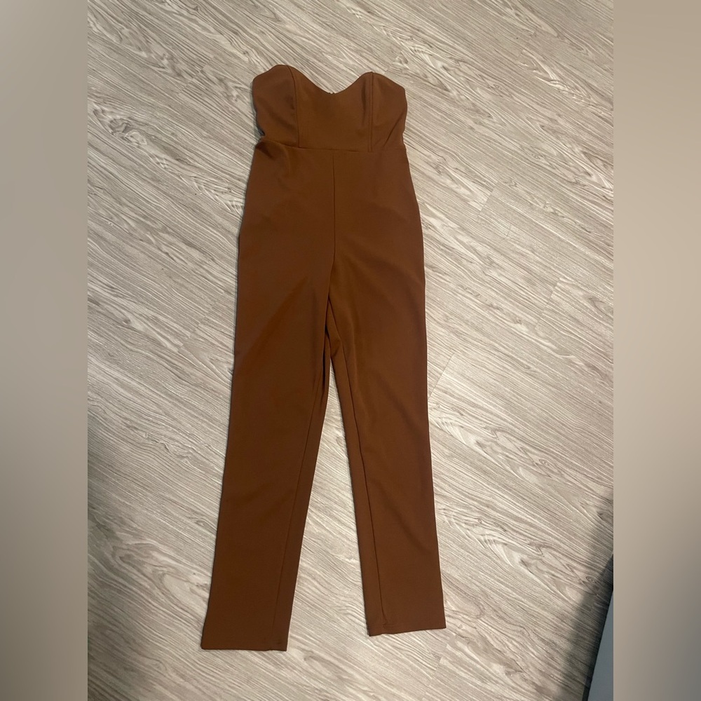 Cute brown jumpsuit